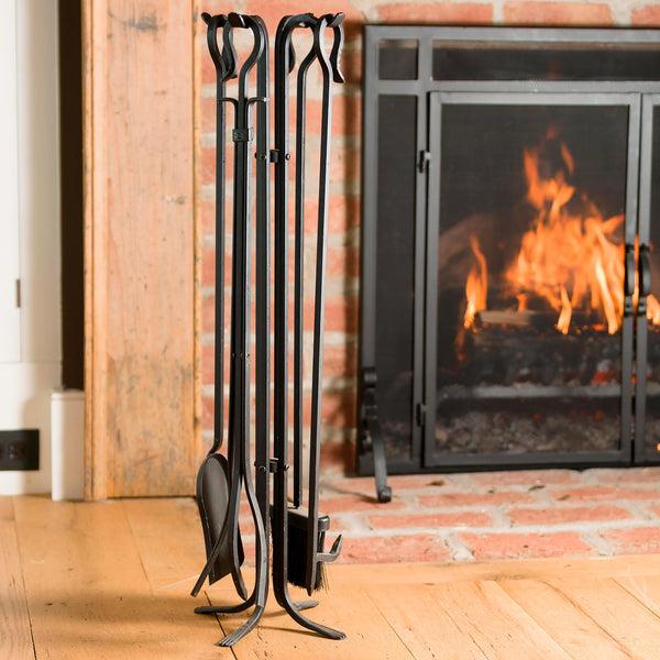 Plow & Hearth Tall Fireplace Tool Set