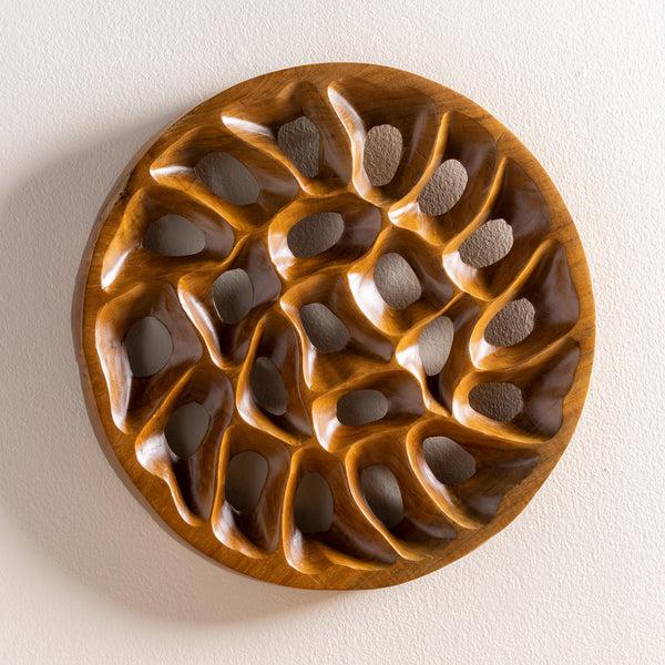 plow & hearth Teak Wall Décor