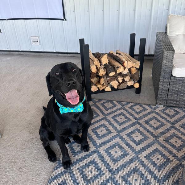 plow & hearth The Woodhaven 2ft Firewood Rack