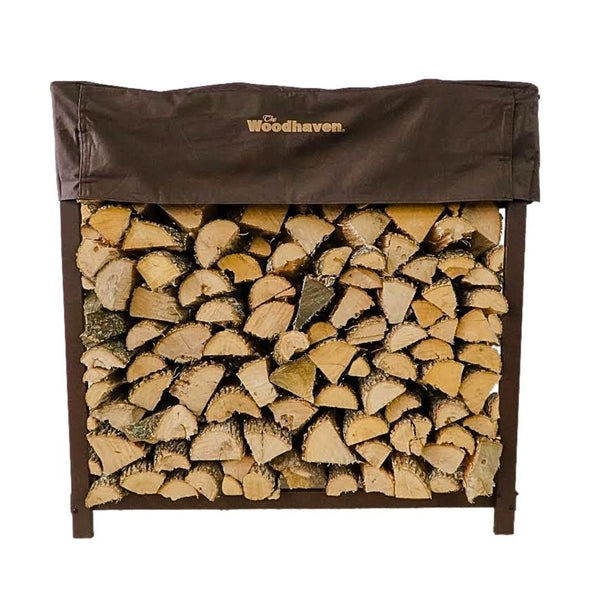 Plow & Hearth The Woodhaven 4ft Firewood Rack
