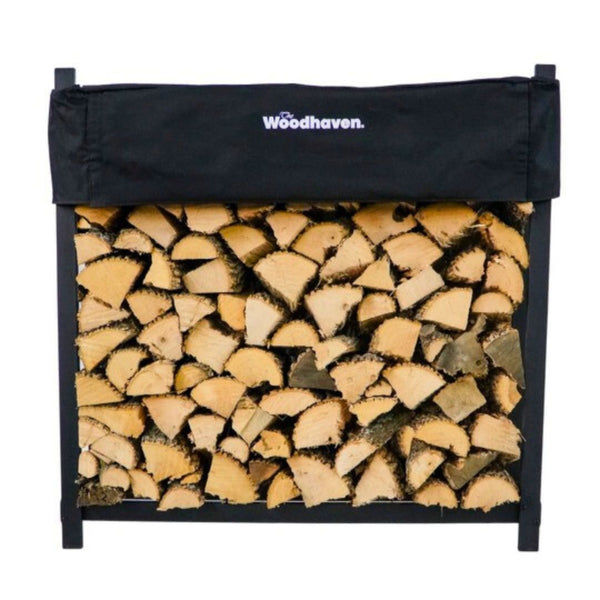 plow & hearth The Woodhaven 4ft Firewood Rack