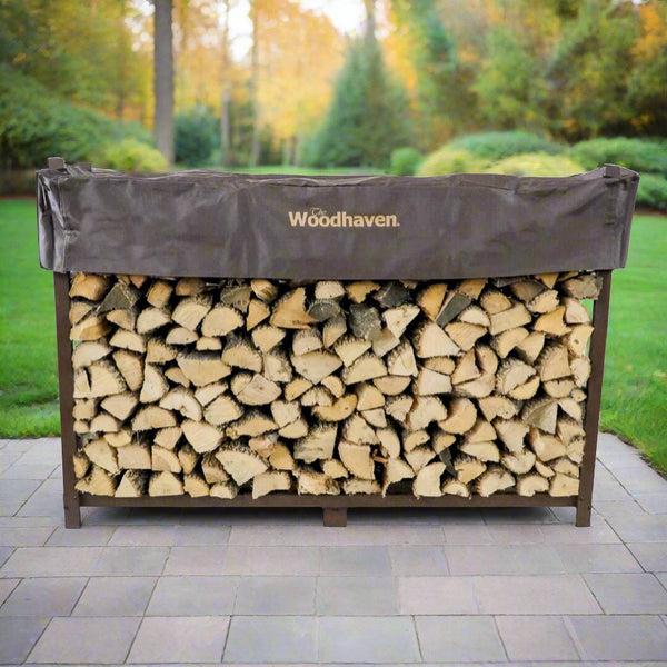 Plow & Hearth The Woodhaven 6ft Firewood Rack