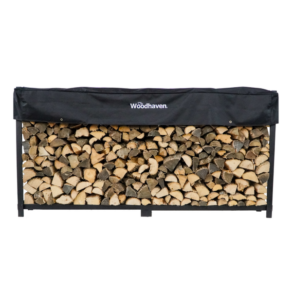 Plow & Hearth The Woodhaven 8ft Firewood Rack