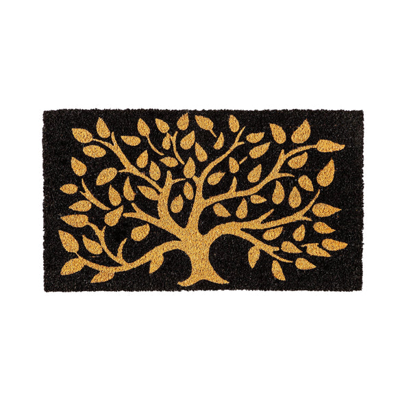 plow & hearth Tree of Life Coir Mat