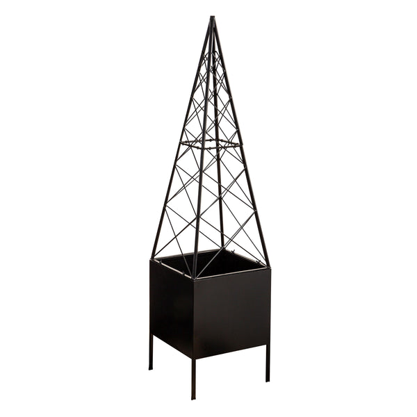 Plow & Hearth Triangular Obelisk Planter