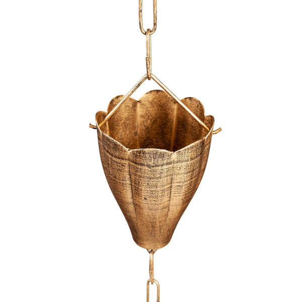 Plow & Hearth Tulip Hanging Garden Rain Chain