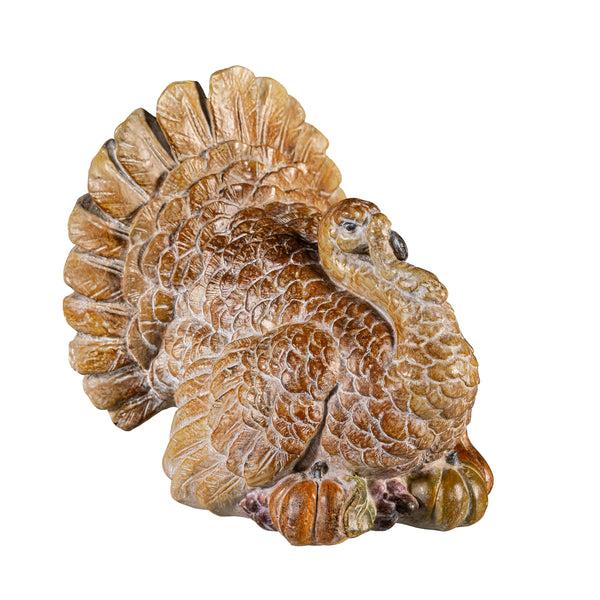 Plow & Hearth Turkey Statue 7"H