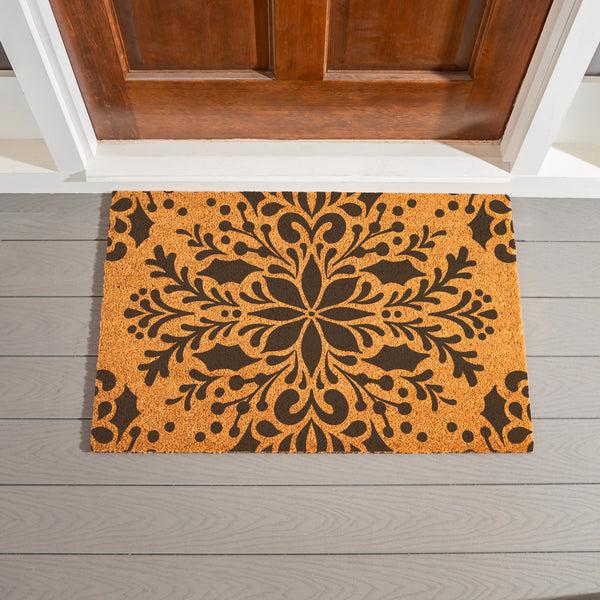 plow & hearth Twas The Night Coir Mat 36"x24"