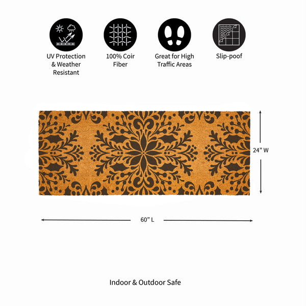 Plow & Hearth Twas The Night Coir Mat 60"x24"