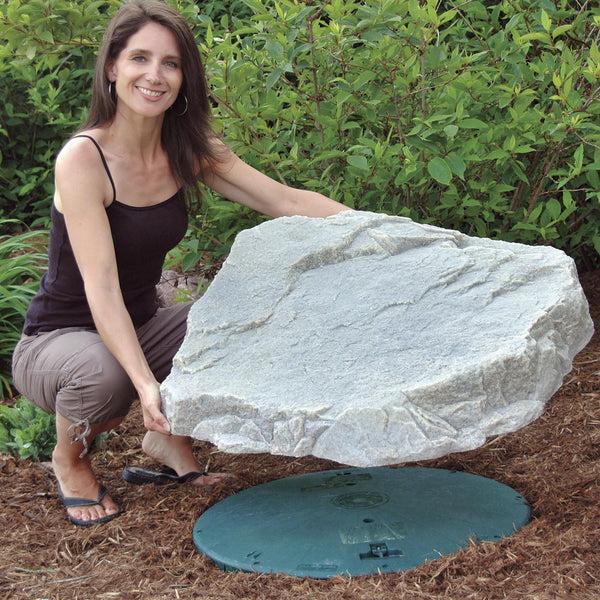 plow & hearth USA-Made Flat Mock Rock®