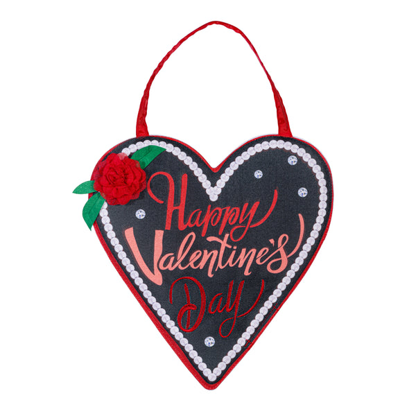 Plow & Hearth Valentine's Day Pearls Door Decor