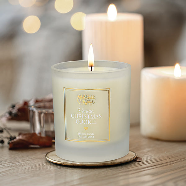 plow & hearth Vanilla Christmas Cookie Candle