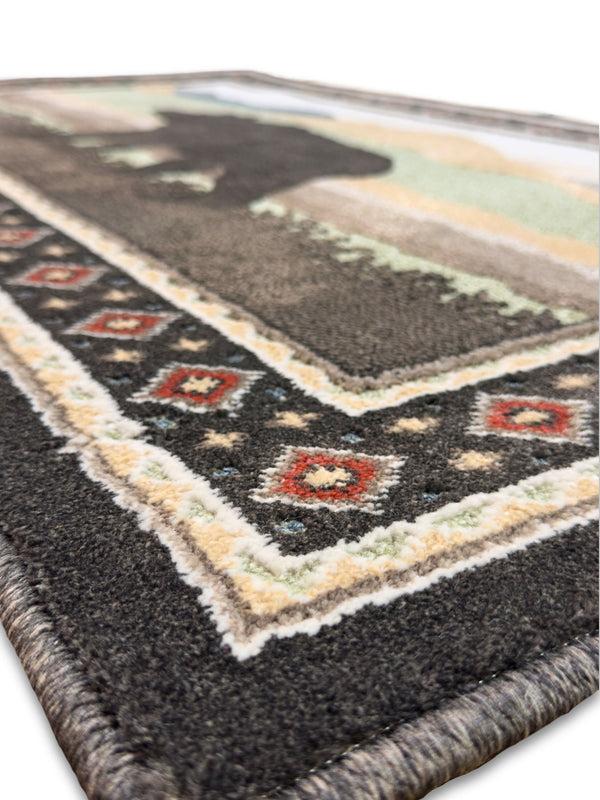 Plow & Hearth Vista Curious Bear Rug 30"x 50"