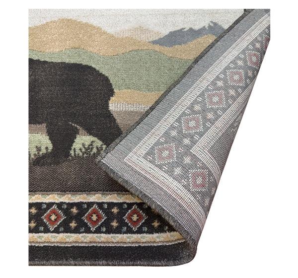 Plow & Hearth Vista Curious Bear Rug 30"x 50"