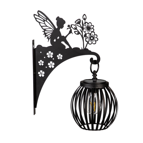 Plow & Hearth Wall Sconce Solar Lantern Fairy