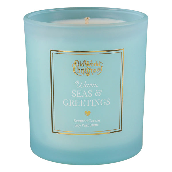 Plow & Hearth Warm Seas & Greetings Candle