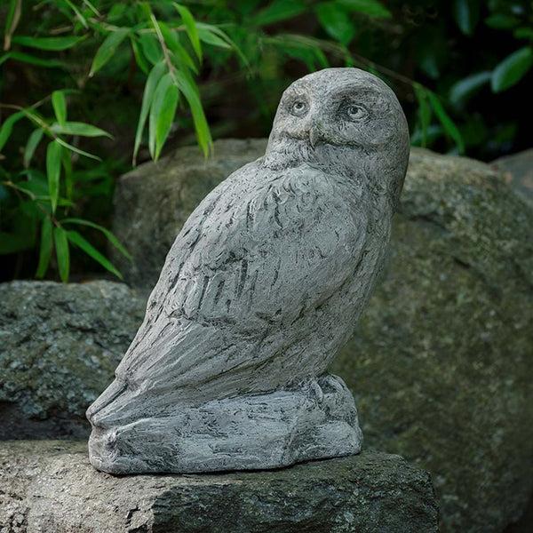 plow & hearth Watchful Owl Garden Statue