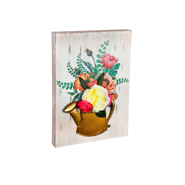 Plow & Hearth WATRING CAN WALL ART