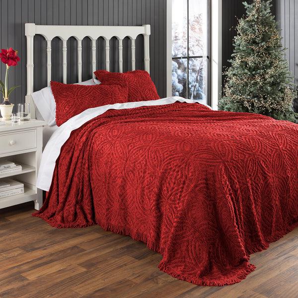 plow & hearth Wedding Ring Tufted Chenille Sham plow & hearth Wedding Ring Tufted Chenille Sham