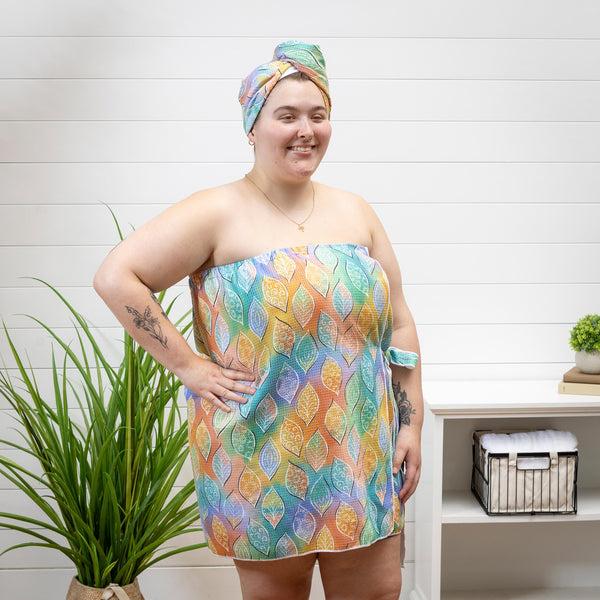 Plow & Hearth Whimsy Nature Quick Dry Body Wrap