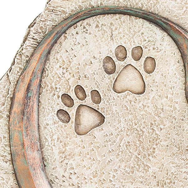 Plow & Hearth Whiskers On My Heart Garden Stone
