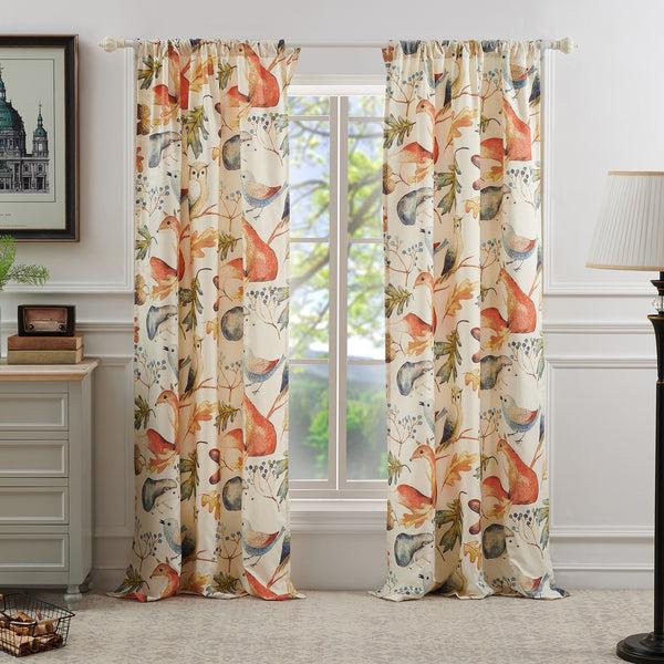 plow & hearth Willow Natural Curtain