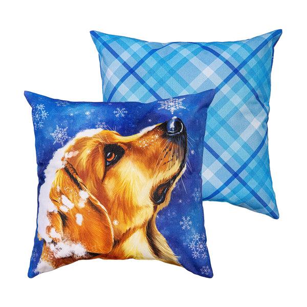 Plow & Hearth Winter Pup Pillow Cover