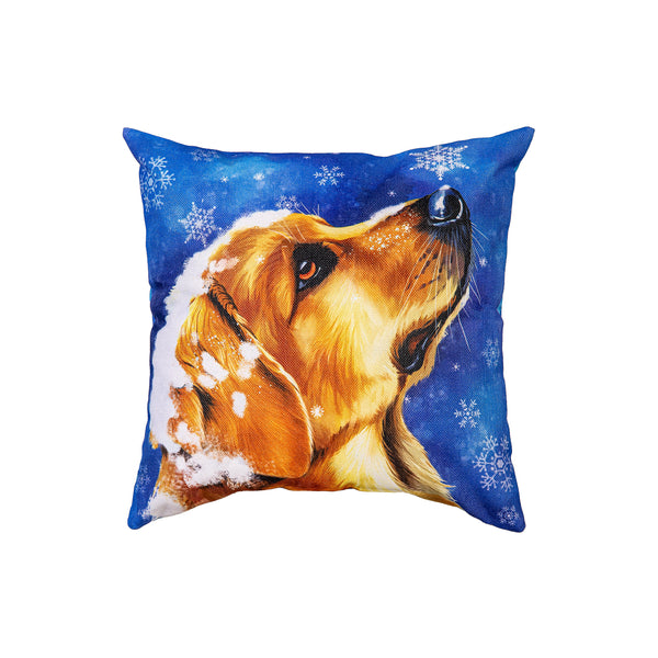 Plow & Hearth Winter Pup Pillow Cover