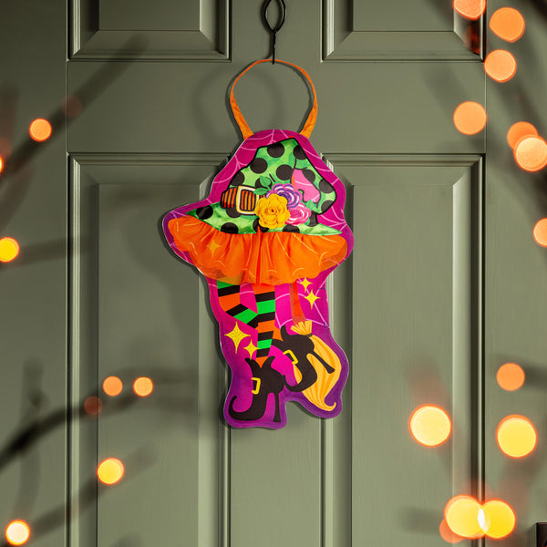 plow & hearth Witchy Please Door Décor