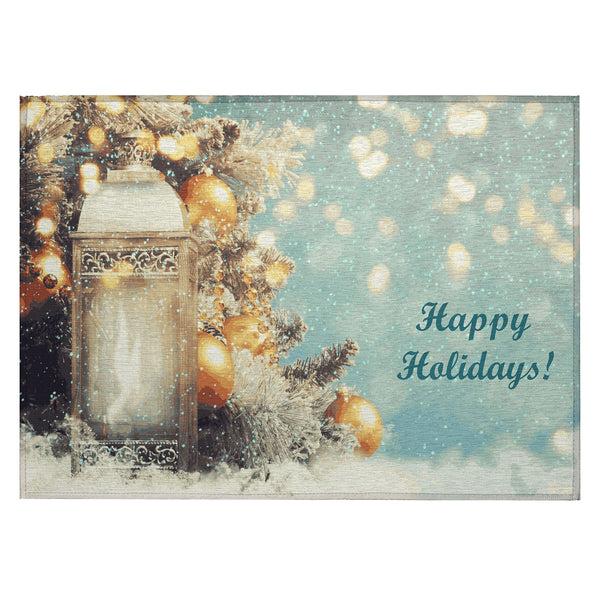 Plow & Hearth Wonderland Skydust Polyester Area Rug