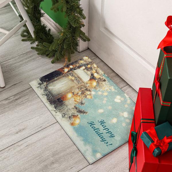 plow & hearth Wonderland Skydust Polyester Area Rug