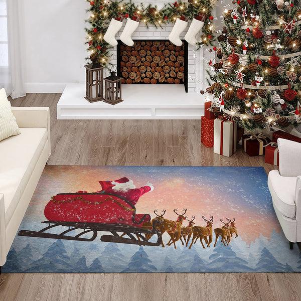 Plow & Hearth Wonderland Twilight Polyester Area Rug