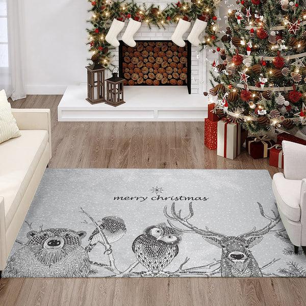 Plow & Hearth Wonderland Woodland Polyester Area Rug