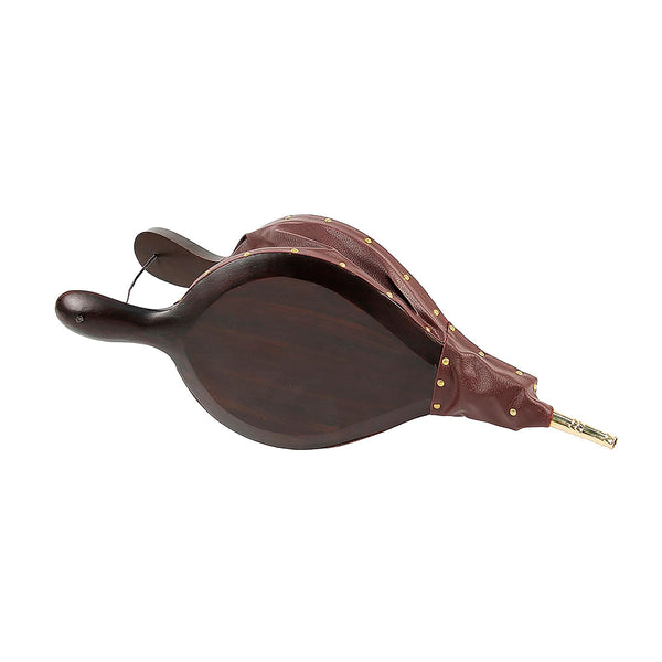 plow & hearth Wood and Leather Shaker Style Bellow