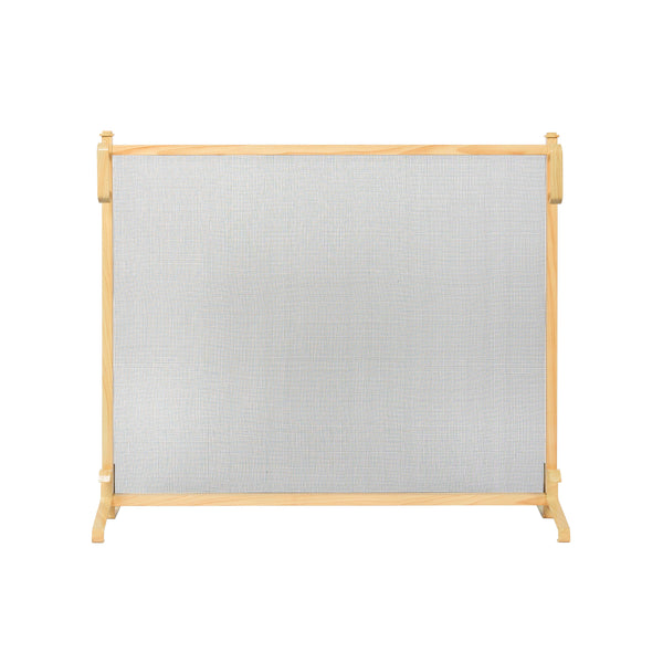 plow & hearth Wood Grain Design Fire Screen