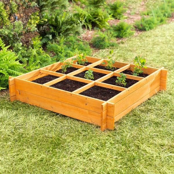 plow & hearth Wood Raised Garden Bed