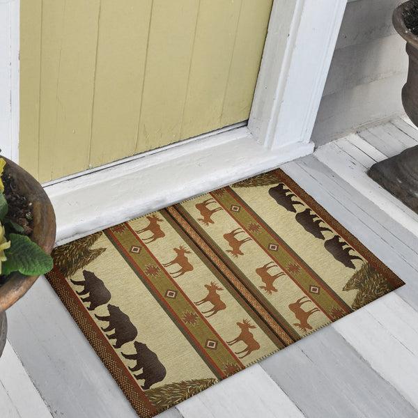 Plow & Hearth Woodland Excursion Polyester Rug