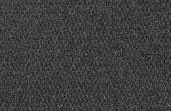 Plow & Hearth Wool Andiron Black Rug 48" X 27"