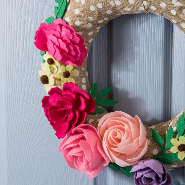 Plow & Hearth Wrapped Wreath Door Décor