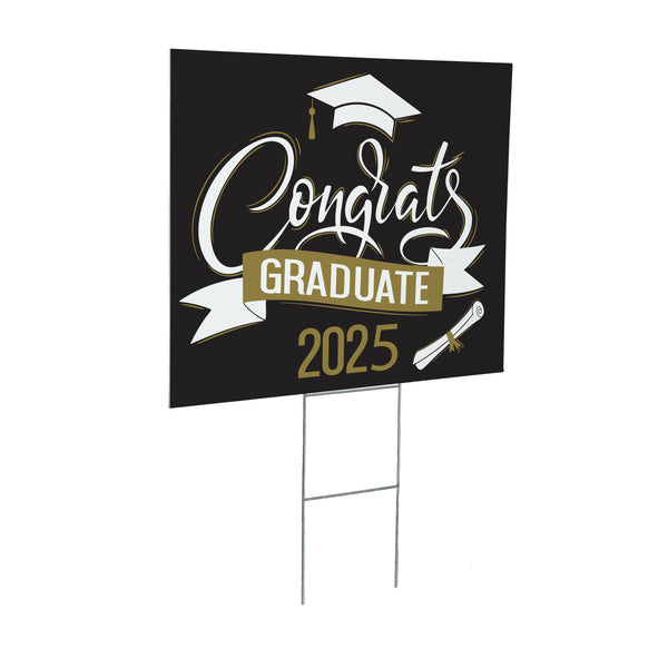 Plow & Hearth Yard Sign Congrats Graduate 2025