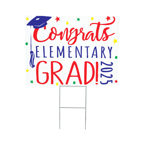 Plow & Hearth Yard Sign Elementary Graduation