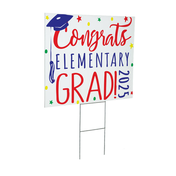 Plow & Hearth Yard Sign Elementary Graduation