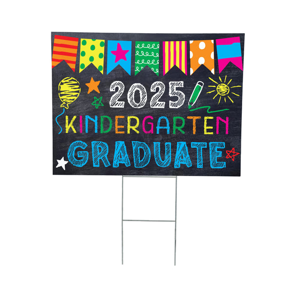 Plow & Hearth Yard Sign Kindergarten Graduation