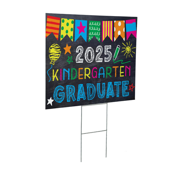 Plow & Hearth Yard Sign Kindergarten Graduation