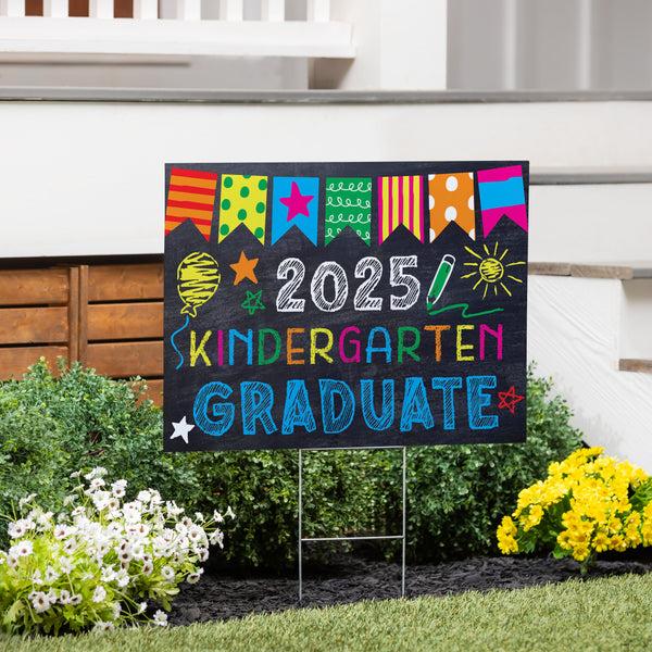 plow & hearth Yard Sign Kindergarten Graduation