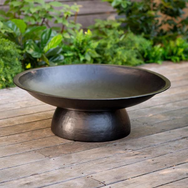 plow & hearth Zen Metal Fire Pit