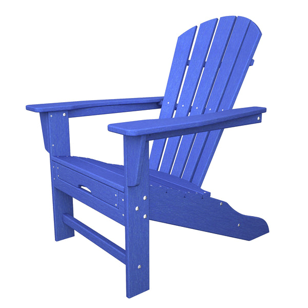 Plow & Hearth POLYWOOD® Adirondack Chair With Hideaway Ottoman