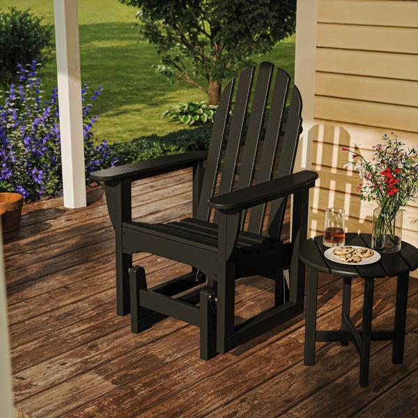 plow & hearth POLYWOOD® Classic Adirondack Glider Chair