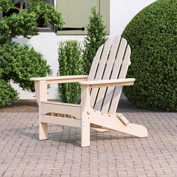 Plow & Hearth POLYWOOD® Classic Folding Adirondack Chair