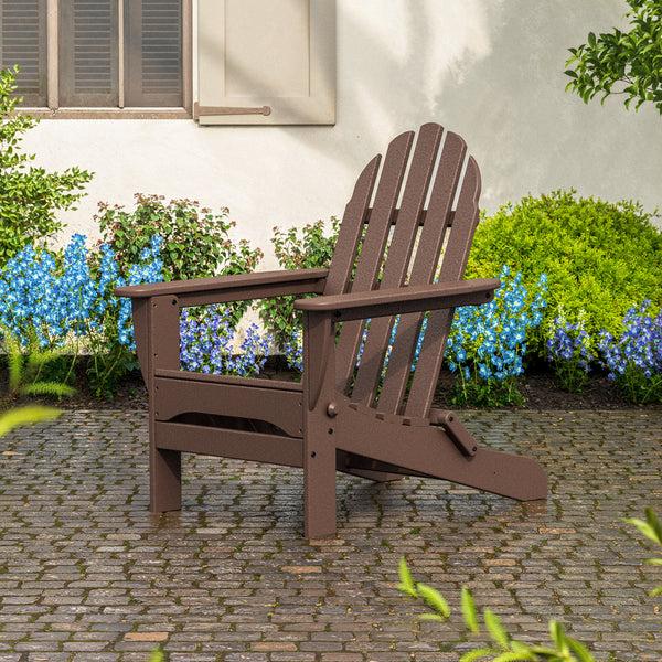 Plow & Hearth POLYWOOD® Classic Folding Adirondack Chair